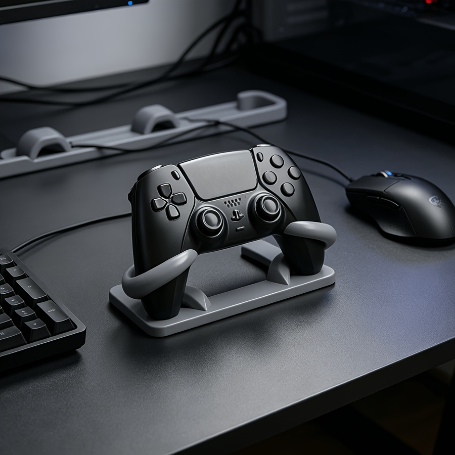 Gaming Setup Desk - minimalism Game Controller Holder 3D Printed