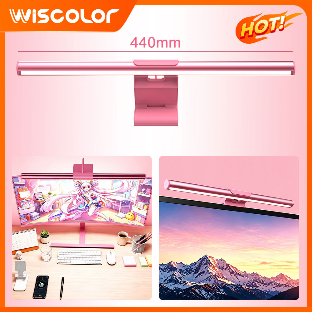 Gaming Setup Desk - Monitor Light Bar Led Lights Smart