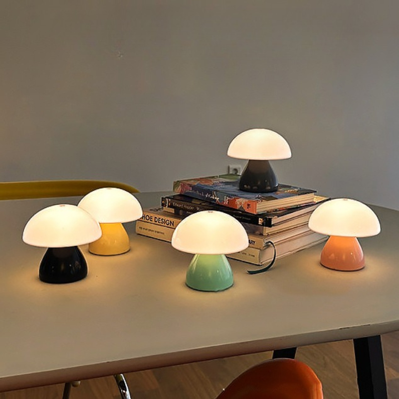 Ambient Light Bar Usb - Mushroom LED Table Lamp Touch Dimming