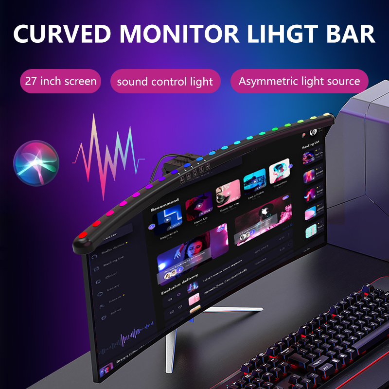 Setup RGBIC Monitor Light Bar  - Desk Setup Tech review and price