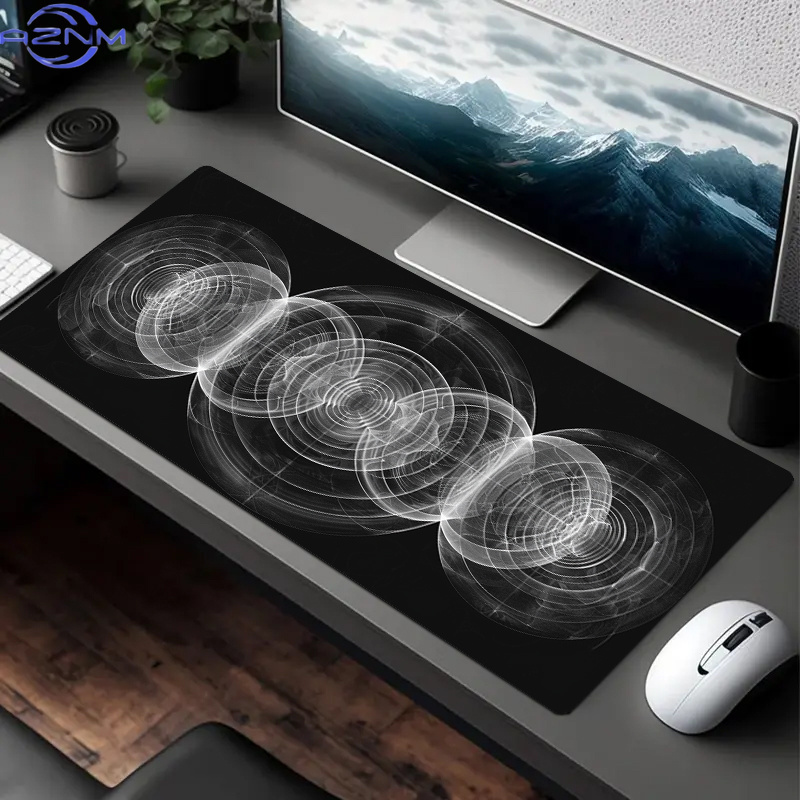 Large Black and White Spiral P - Desk Setup Workspace review and price