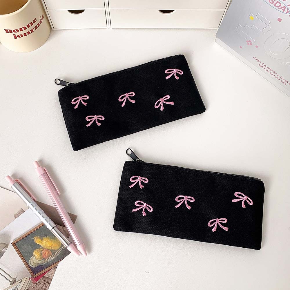 Bowknot Bow Stationery Bag Lar - Korean Desk Setup review and price