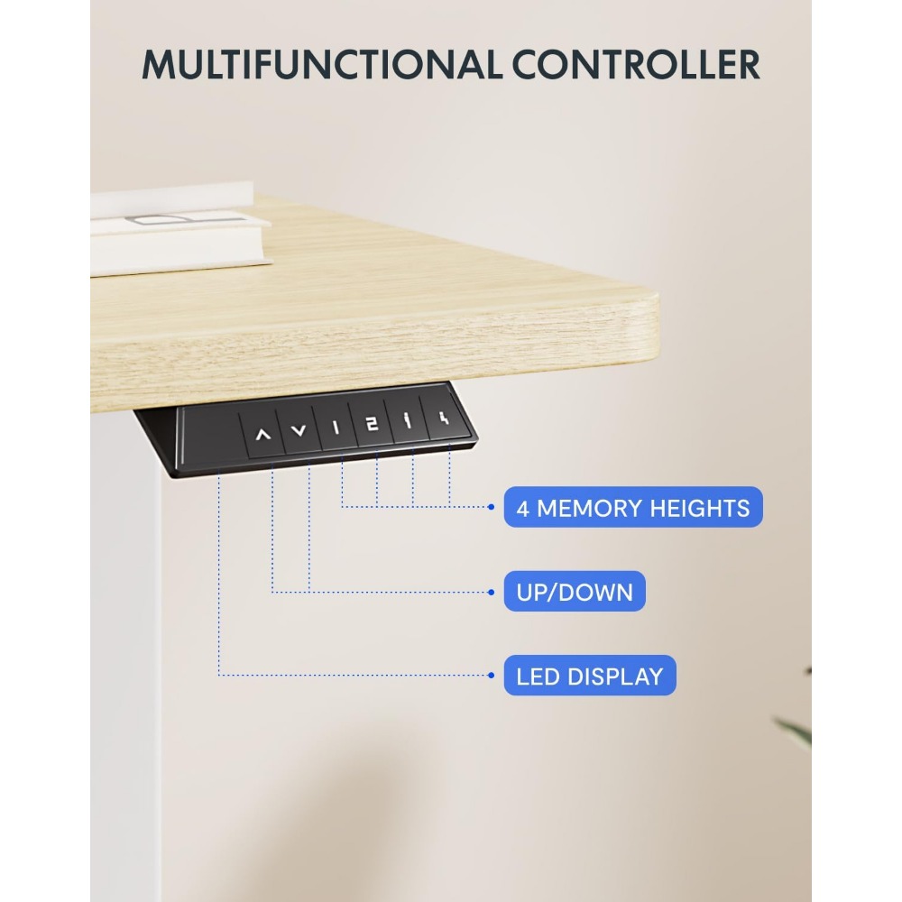 FLEXISPOT 63x32 Inch Electric  - Desk Setup Workspace review and price