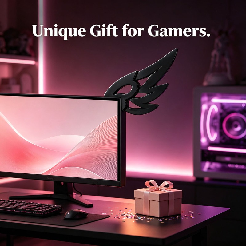 Kawaii 3D Wing Decor for Compu - Desk Setup Tech review and price