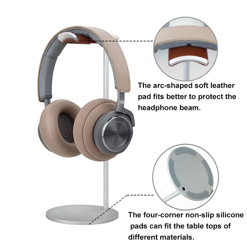 Curved Aluminum Headphone Stan - Gaming Setup Desk review and price