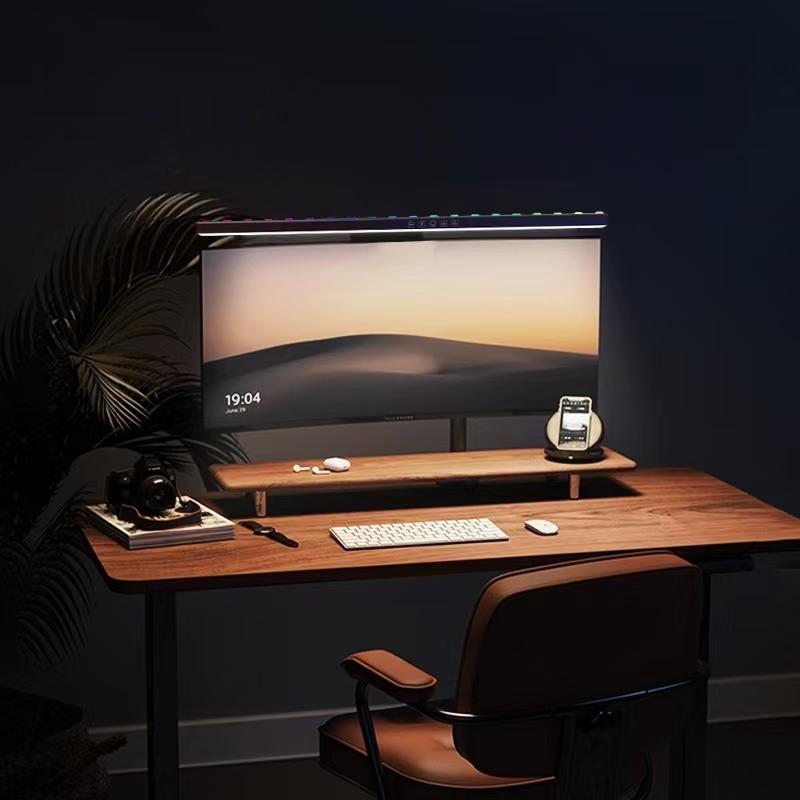 LED Monitor Light Hanging Desk - Gaming Setup Desk review and price