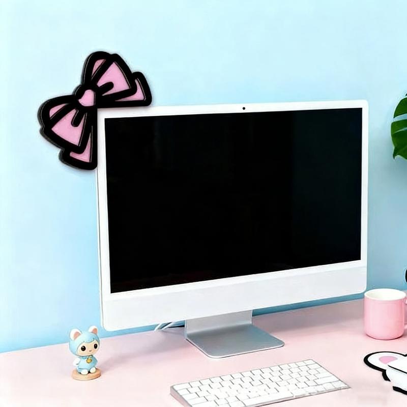 New 1/2Pcs Wooden Bowknot PC A - Gaming Setup Desk review and price