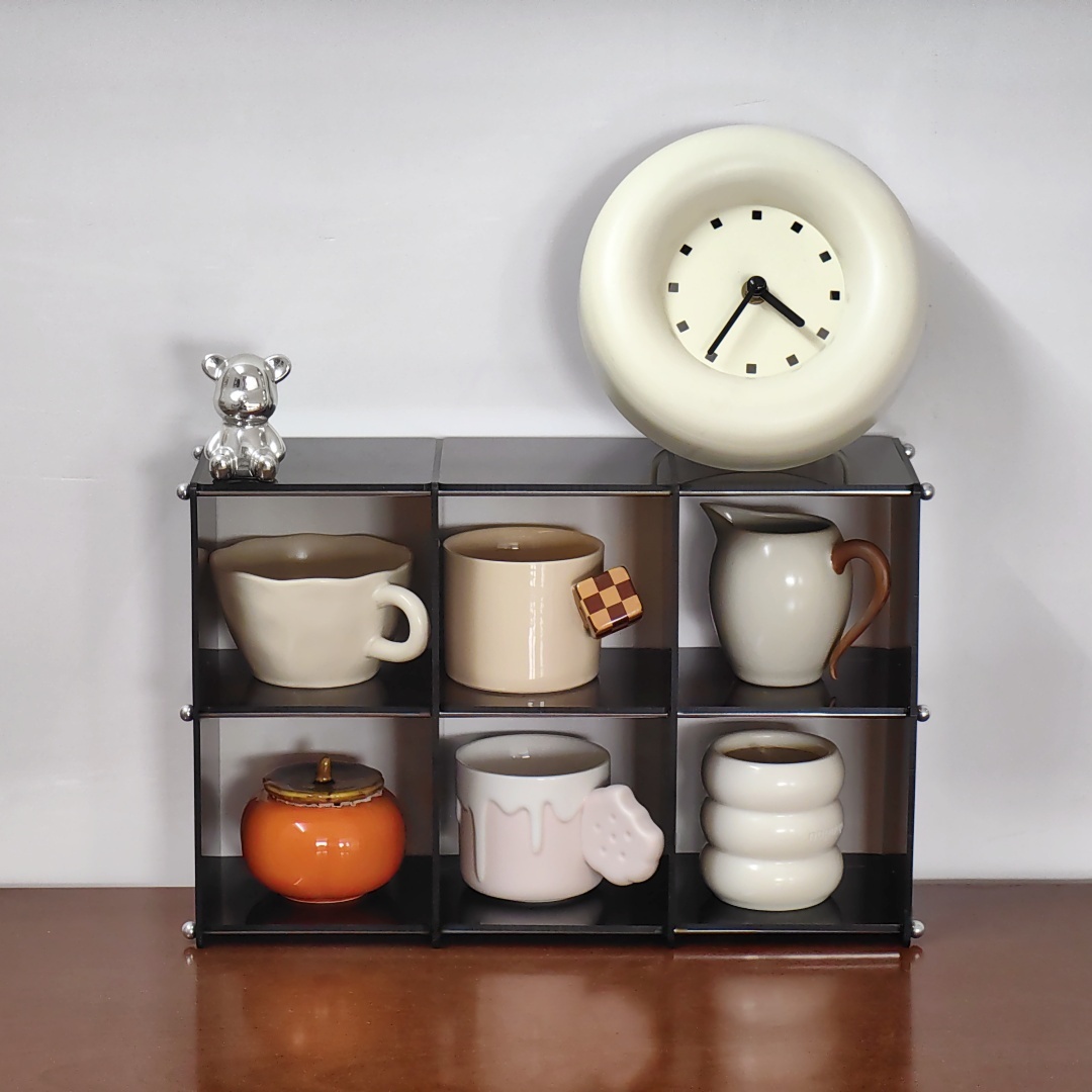 Acrylic Display Shelf Cups Sto - Desk Setup Organizer review and price