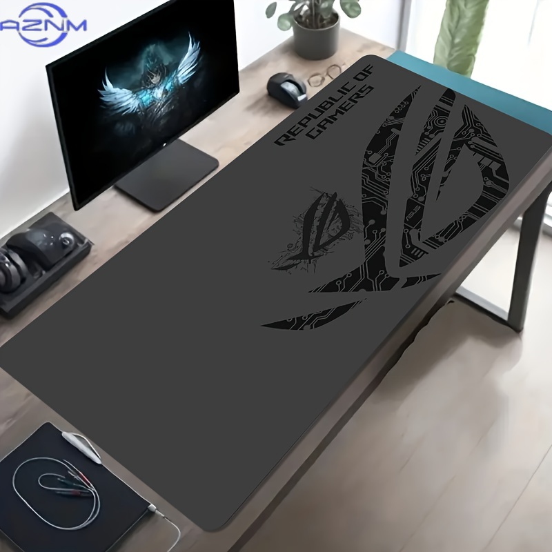 1pc Large Gaming Mouse Pad ROG - Desk Setup Tech review and price