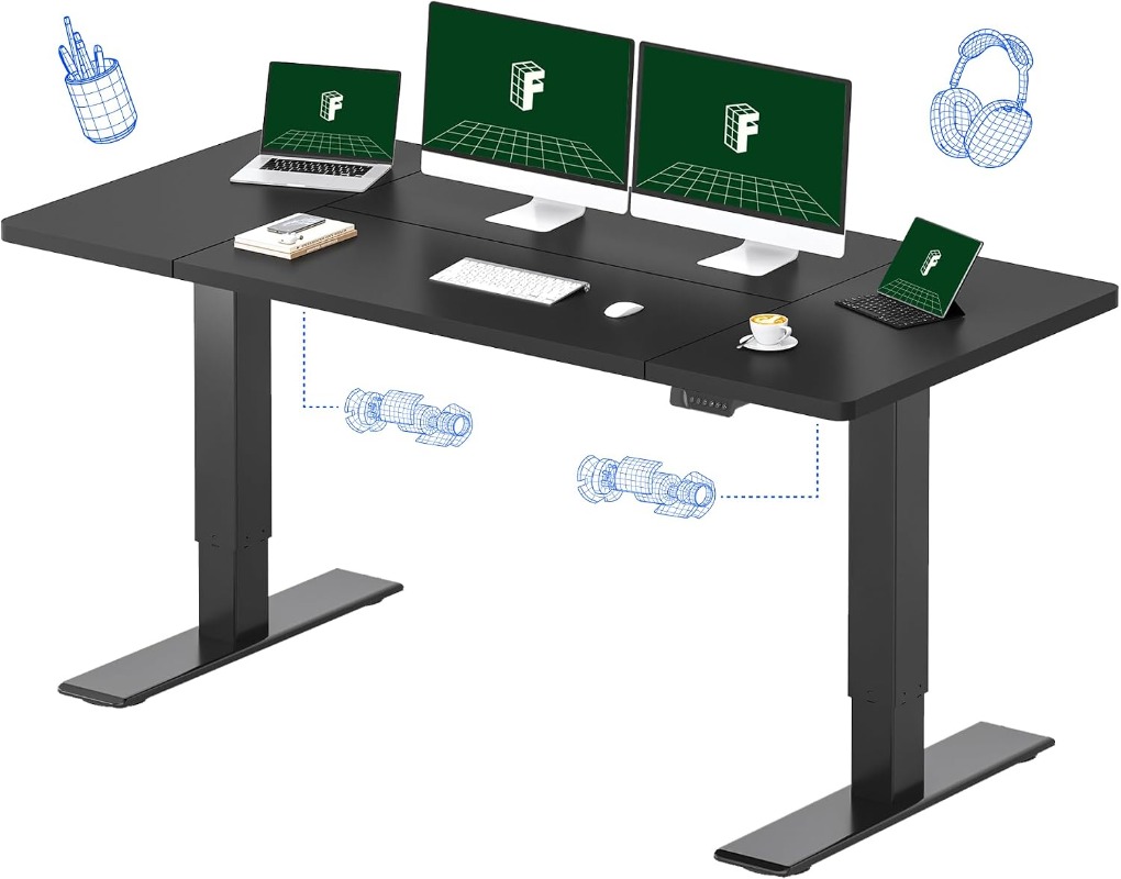 FLEXISPOT Electric Standing De - Desk Setup Workspace review and price