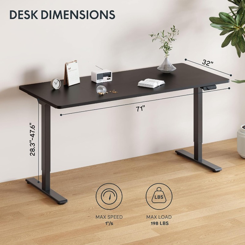 FLEXISPOT Electric Standing De - Desk Setup Workspace review and price