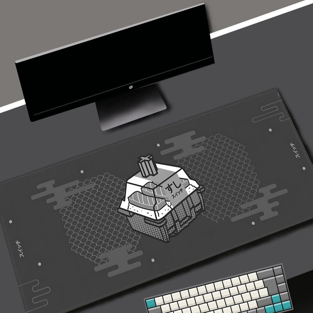 Switch Pads Kawaii Gaming Mous - Korean Desk Setup review and price