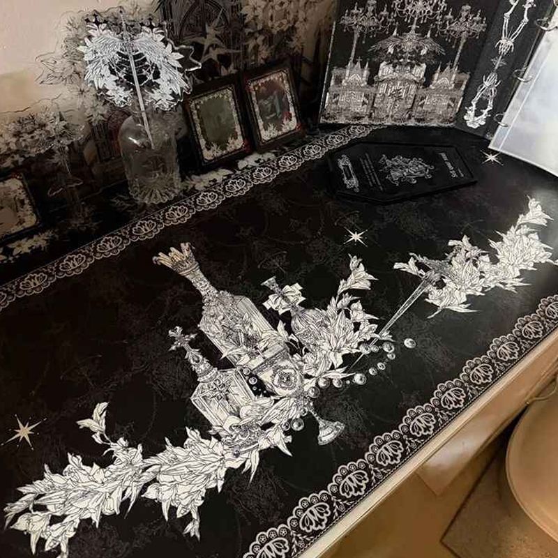 Divine Realm Gothic Building M - Desk Setup Carpet review and price