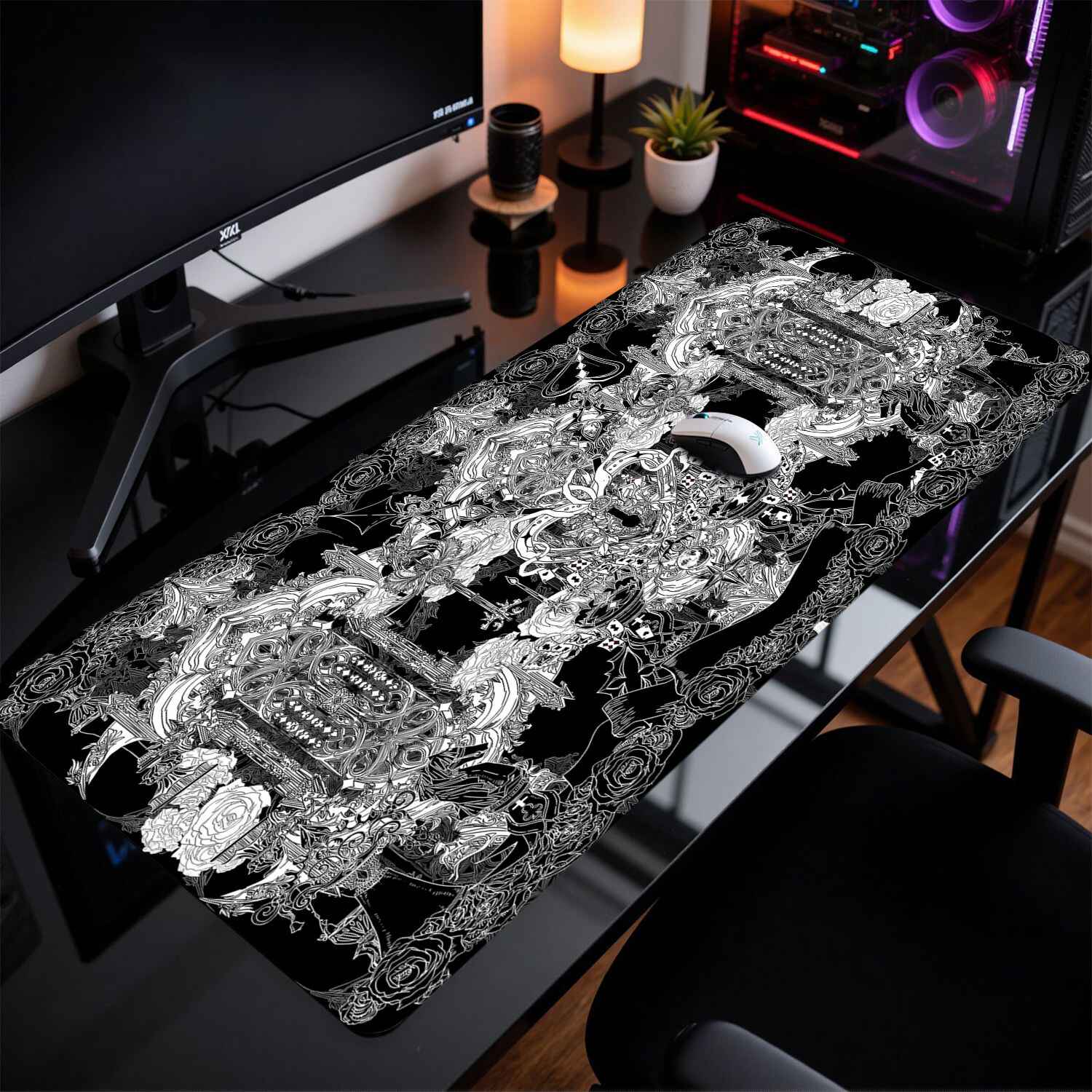 Divine Realm Gothic Building M - Desk Setup Carpet review and price