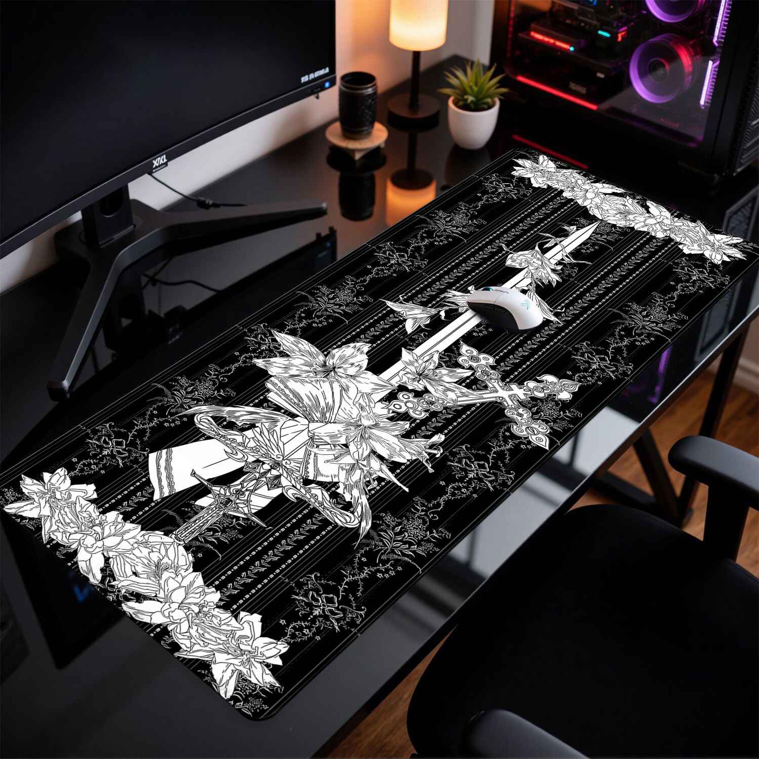 Divine Realm Gothic Building M - Desk Setup Carpet review and price