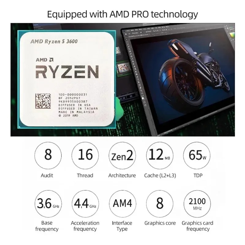 AM4 Tray 100% Brand New Origin - Amd Cpu Ryzen 5 review and price
