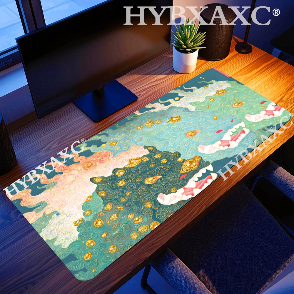 HYBXAXC Mythic Dragon Desk Mat - Desk Setup Workspace review and price
