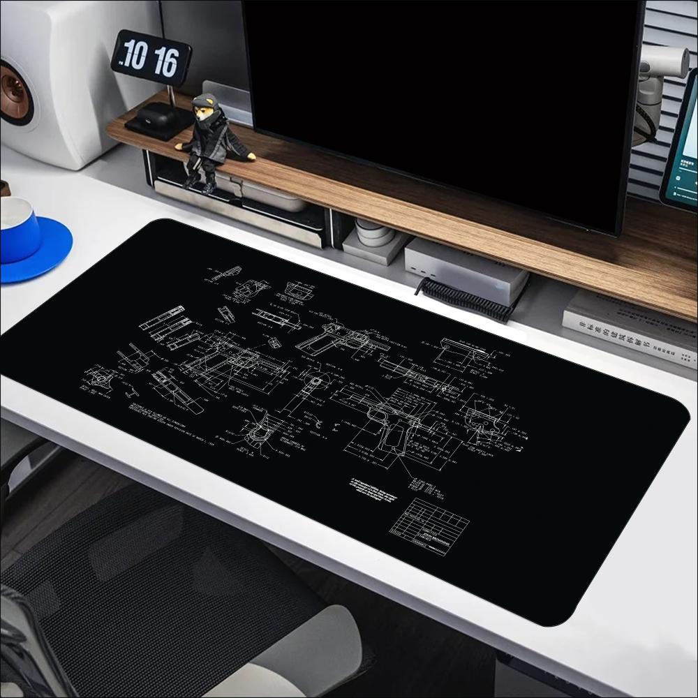 Blueprint Mechanical Sketch La - Desk Setup Workspace review and price