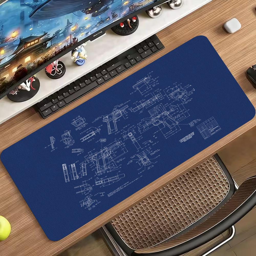 Blueprint Mechanical Sketch La - Desk Setup Workspace review and price