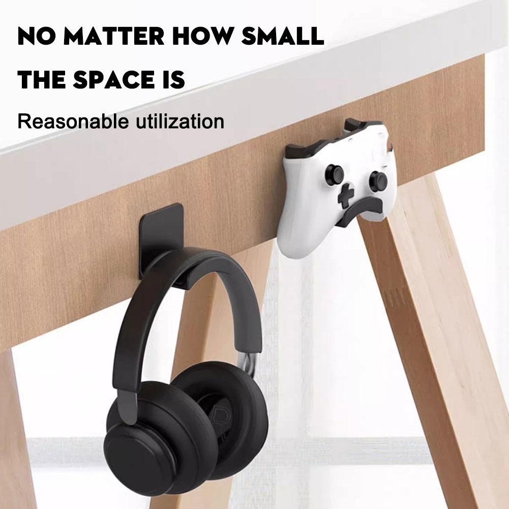 Punch-Free Wall Mount Headphon - Gaming Setup Desk review and price