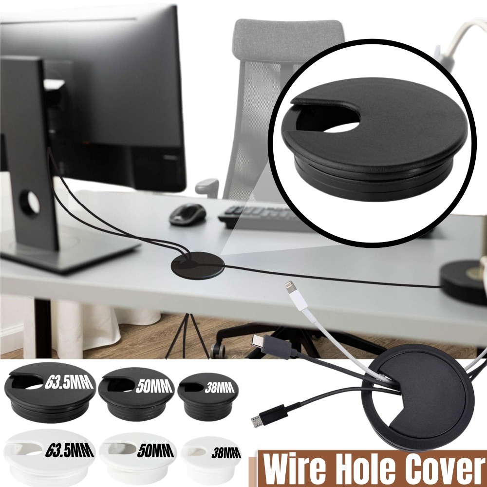 Plastic Wire Hole Cover 1.5/2/ - Desk Setup Organizer review and price
