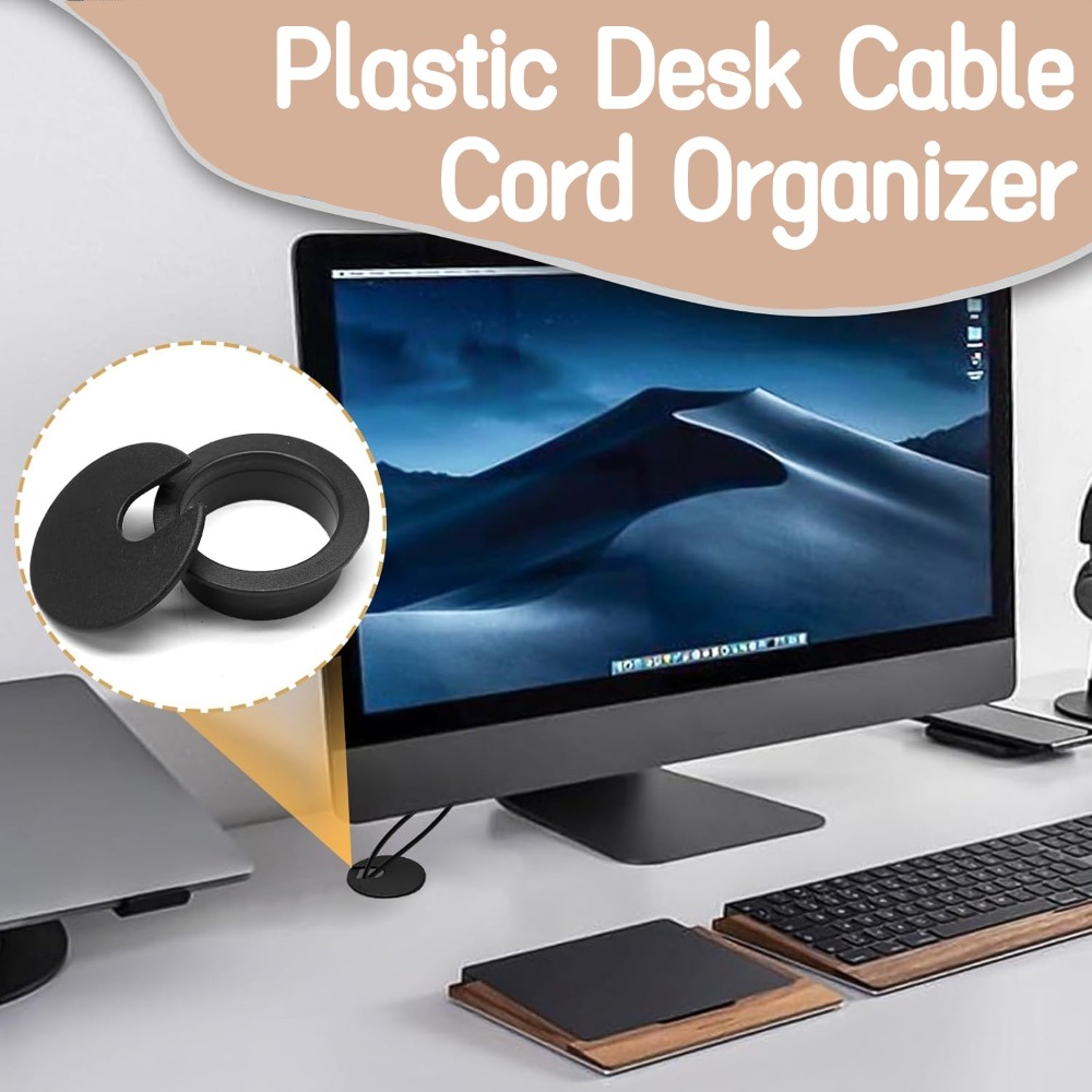 Plastic Wire Hole Cover 1.5/2/ - Desk Setup Organizer review and price