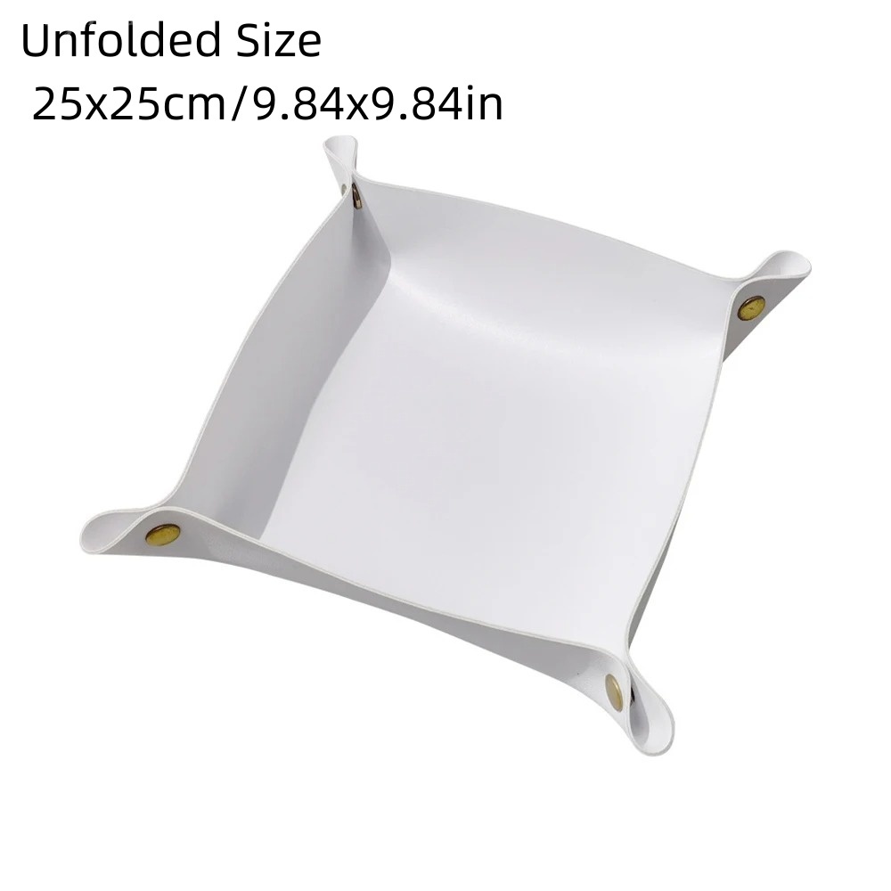 1PC 25X25CM Leather Tray Folda - Desk Setup Organizer review and price