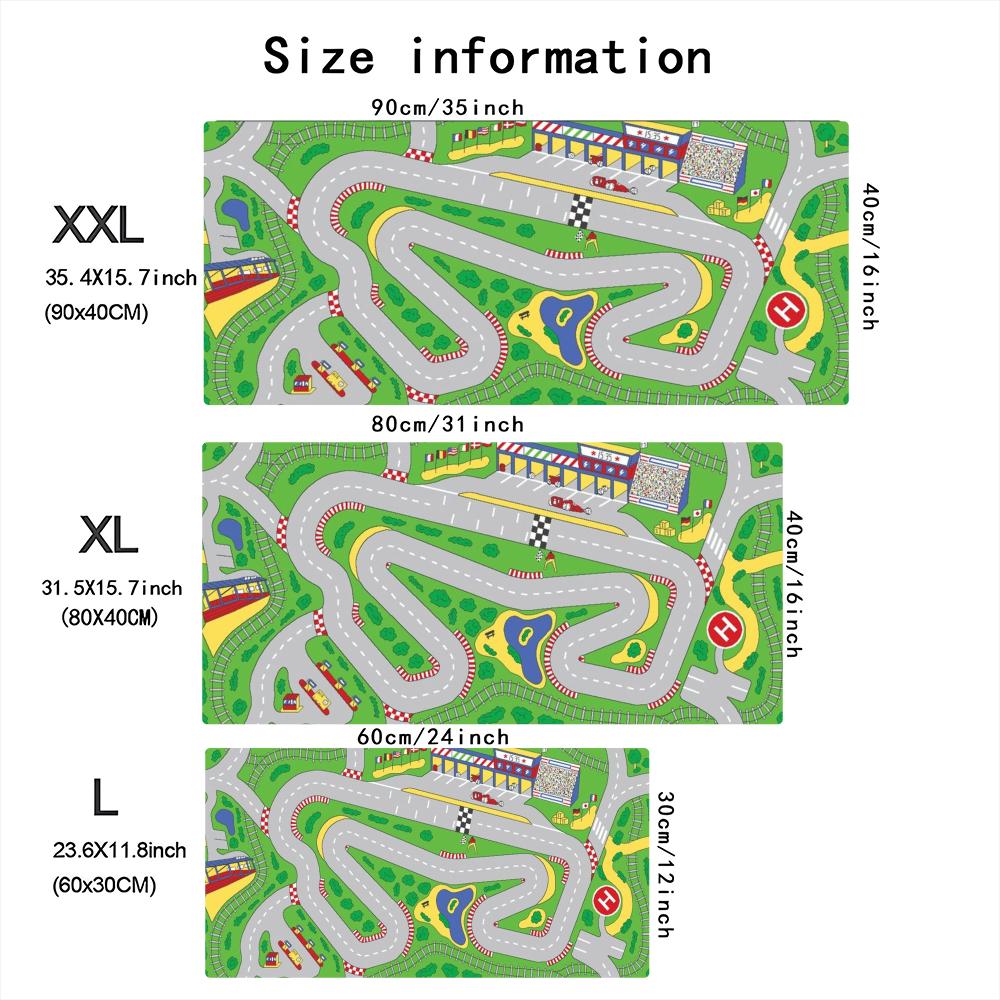 City Traffic Road Map Pattern  - Desk Setup Workspace review and price