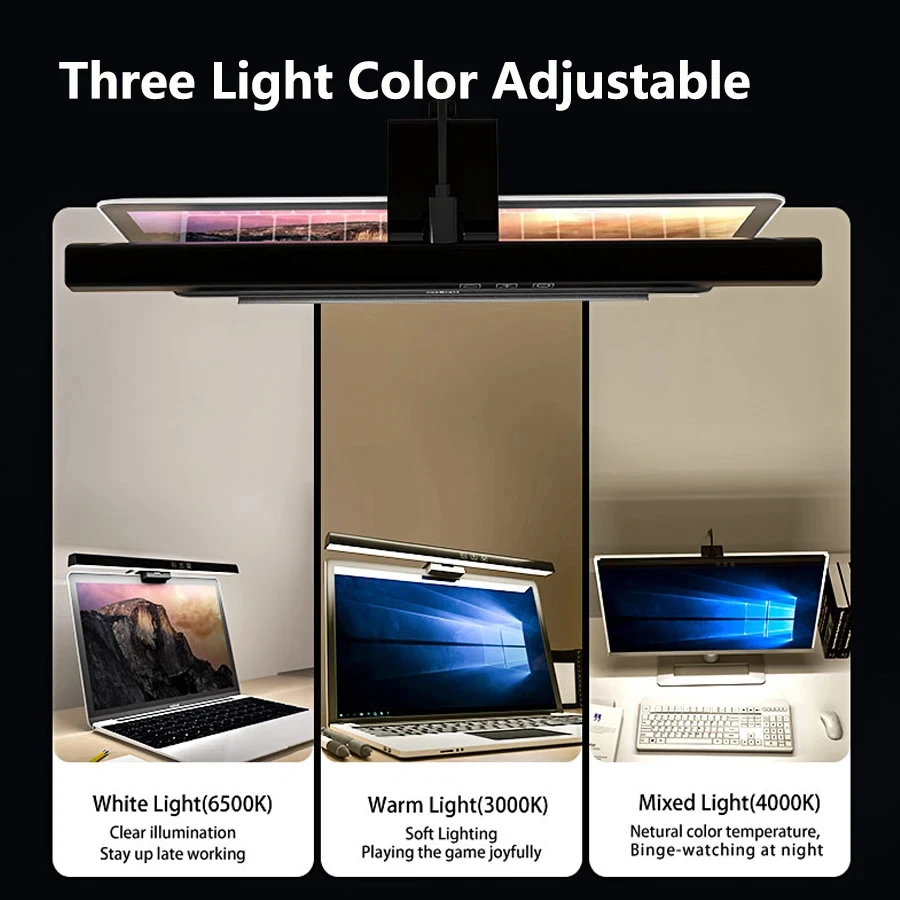 33cm 50cm LED Monitor Light Re - Desk Setup Tech review and price
