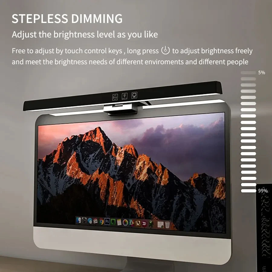 33cm 50cm LED Monitor Light Re - Desk Setup Tech review and price