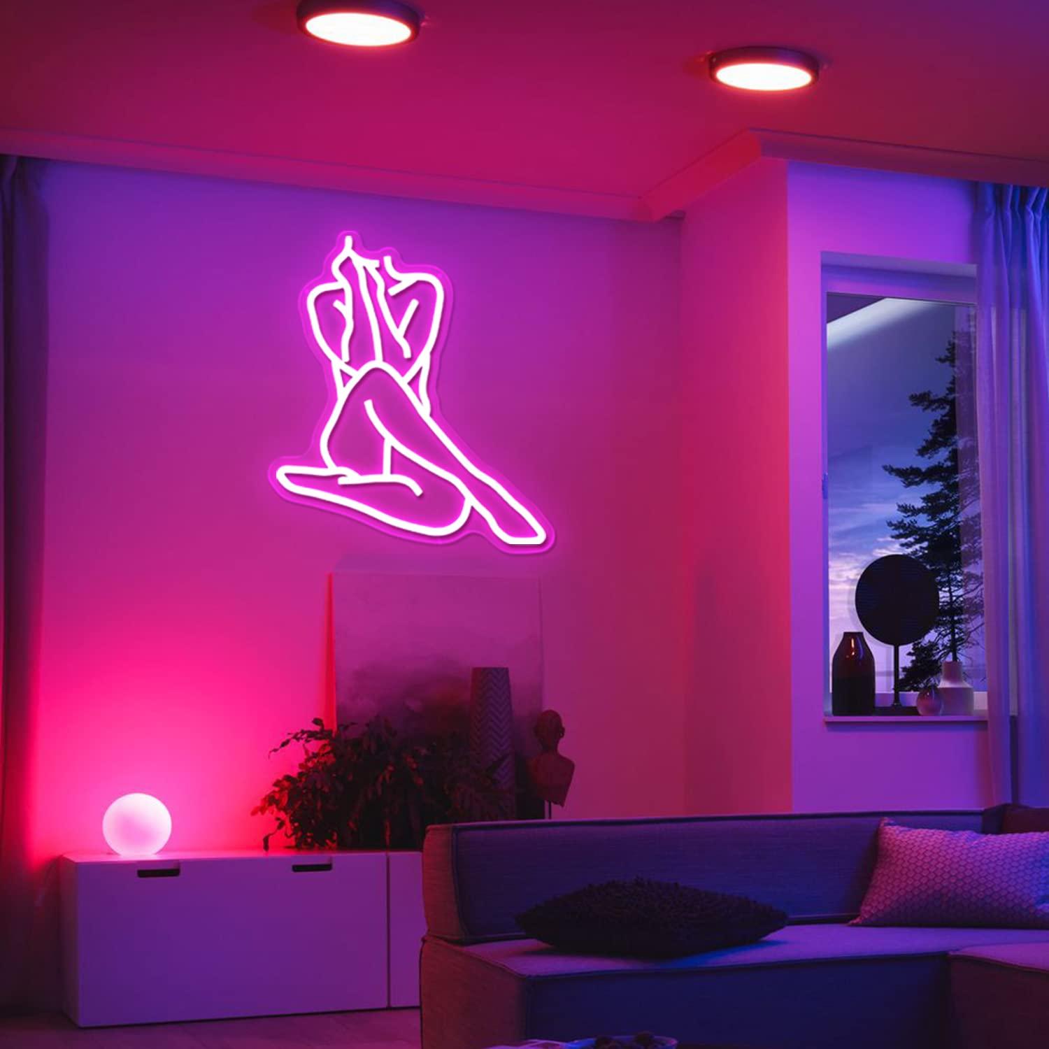 Lady Neon Sign USB Dimmable LE - Ambient Light Bar Usb review and price