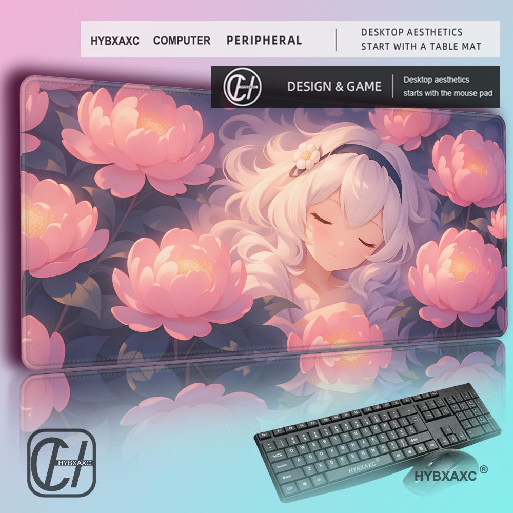 HYBXAXC Kawaii Pink Peony Drea - Desk Setup Dream review and price