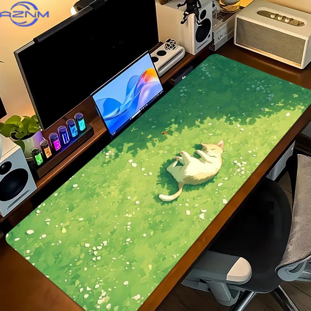 Cute Floral Cat Large Extended - Desk Setup Gaming And Work review and price