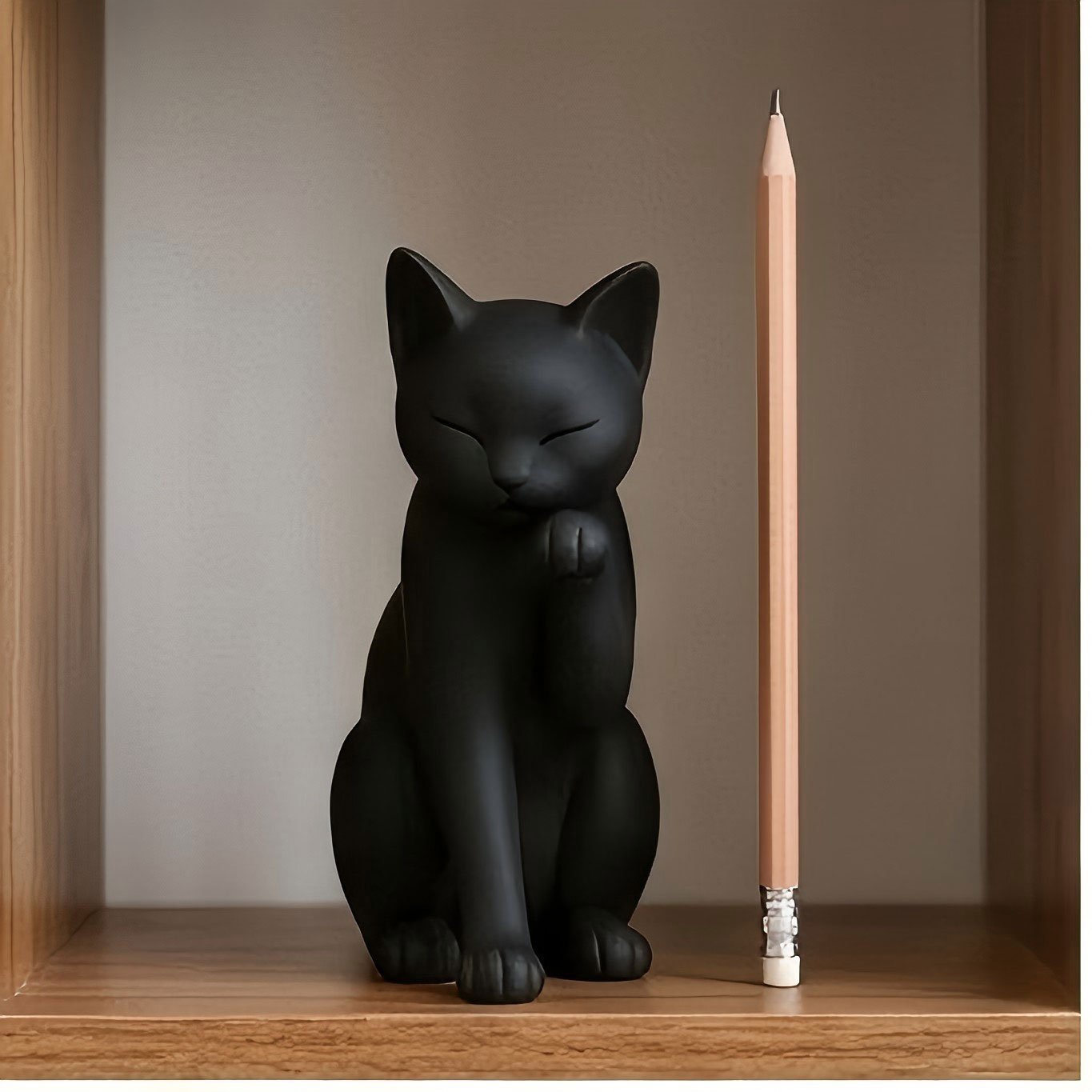 Grooming Cat Desk Decor 3D Min - Desk Setup Workspace review and price