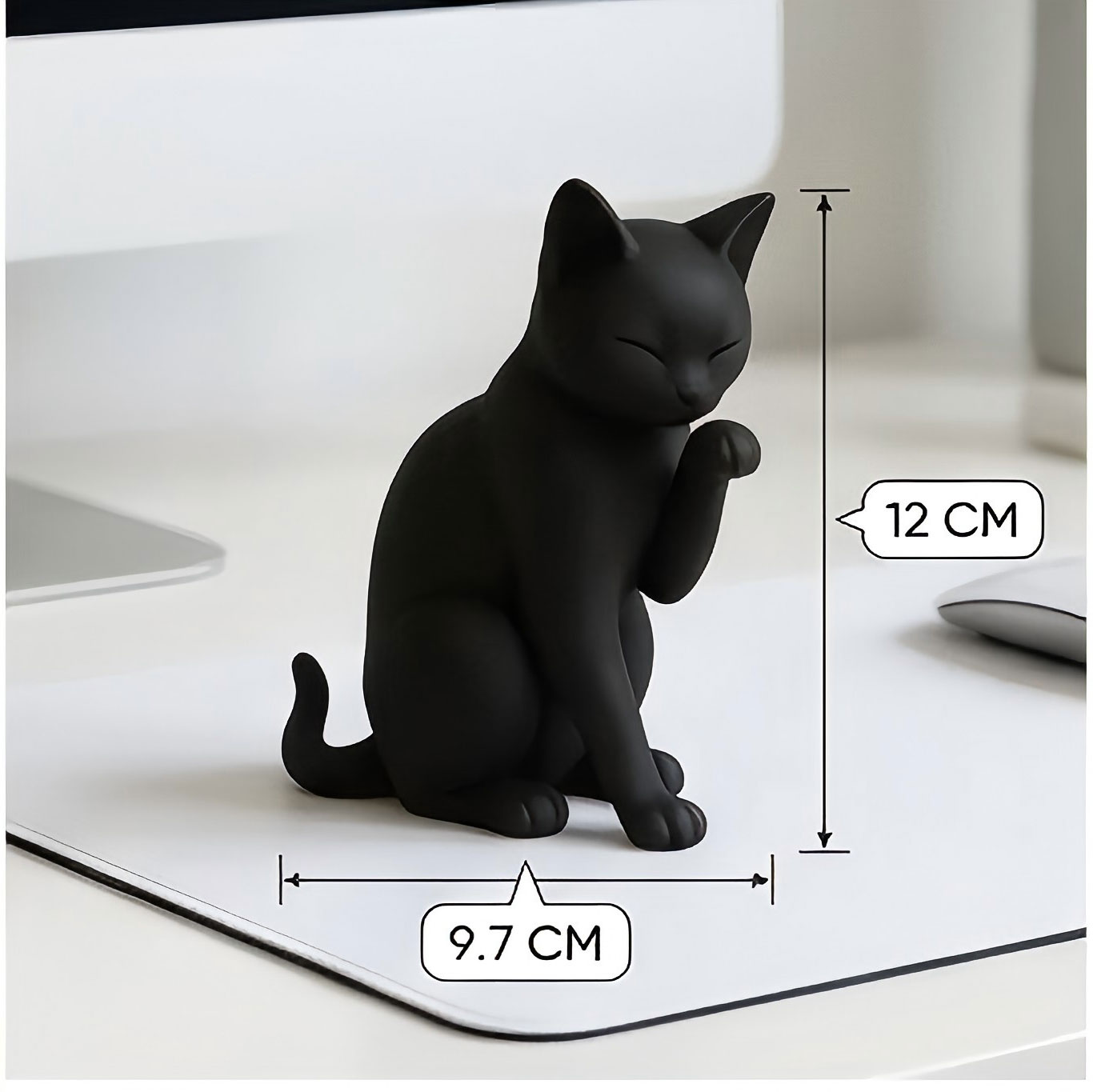 Grooming Cat Desk Decor 3D Min - Desk Setup Workspace review and price