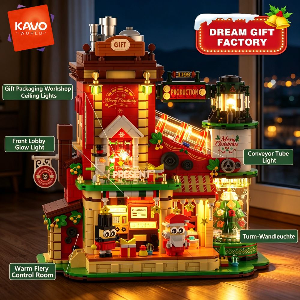 KAVOWORLD 2775PCS Christmas Gi - Desk Setup Builder review and price