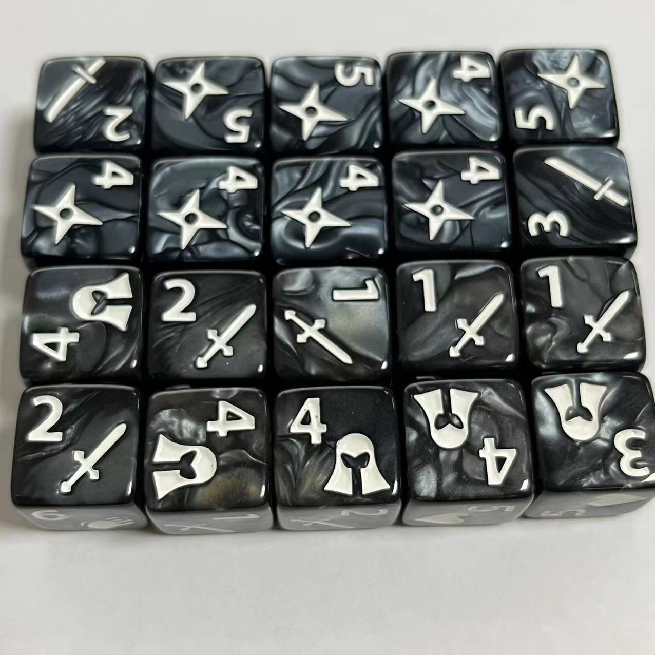 10 Pcs Set of New 16mm 6 Sided - Gaming Setup Desk review and price